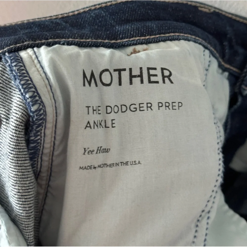 MOTHER Dodger Prep Ankle Jeans in Yee Haw 25